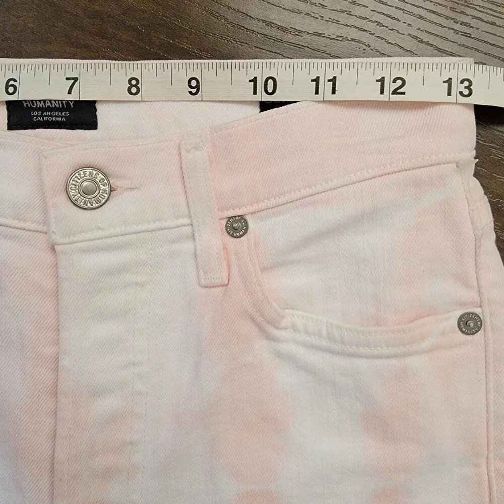 Citizens of Humanity Olivia Jeans Womens 25 Crop High Rise Slim Casual